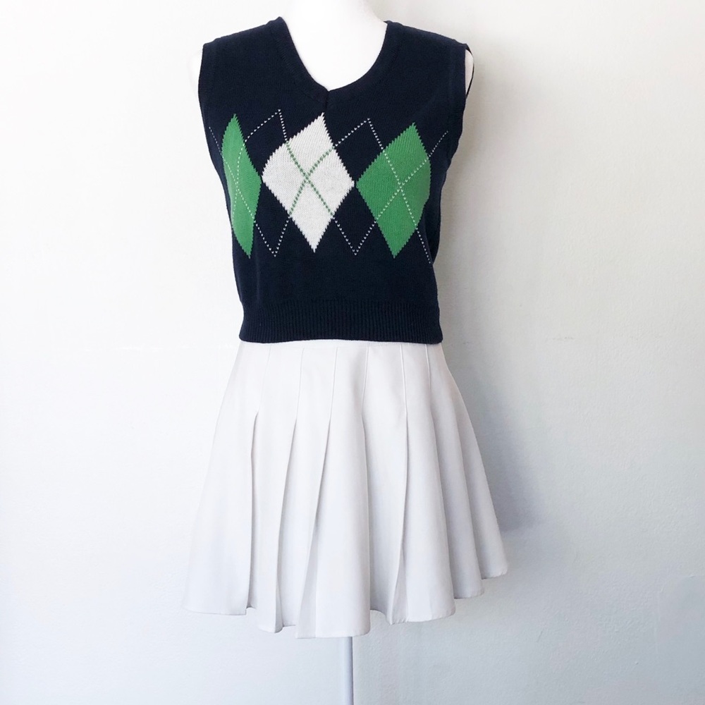 SHEIN white tennis skirt Size Small